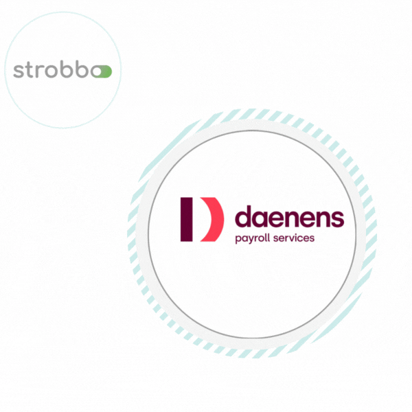 Illustratie van de integratie tussen Strobbo-planningssoftware en Daenens payroll